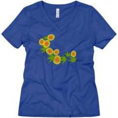 Ladies Relaxed Fit V-Neck Tee