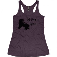 Ladies Slim Fit Super Soft Racerback Triblend Tank