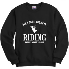 Unisex Film and Foil Crewneck Sweatshirt