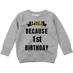 Toddler Crewneck Basic Promo Sweatshirt