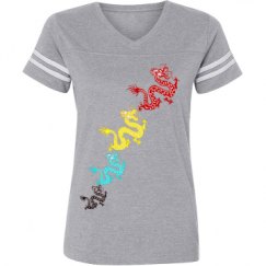 Ladies Relaxed Fit Vintage Sports Tee