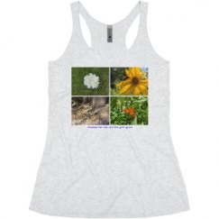 Ladies Slim Fit Super Soft Racerback Triblend Tank