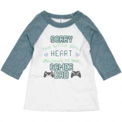 Toddler 3/4 Sleeve Raglan Tee