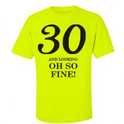 Unisex Ultra Cotton Safety Neon Crewneck Tee