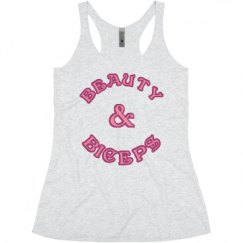 Ladies Slim Fit Super Soft Racerback Triblend Tank