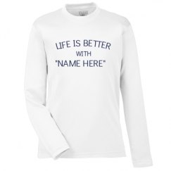 Youth Performance Long Sleeve Tee