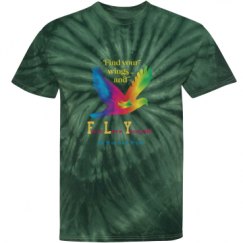 Unisex Tie-Dye Cyclone Pinwheel Tee