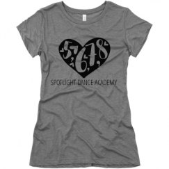 Ladies Slim Fit Super Soft Triblend Tee