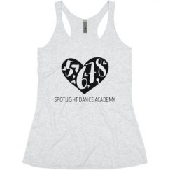 Ladies Slim Fit Super Soft Racerback Triblend Tank