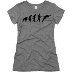 Ladies Slim Fit Super Soft Triblend Tee