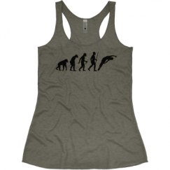 Ladies Slim Fit Super Soft Racerback Triblend Tank