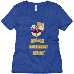 Ladies Relaxed Fit V-Neck Tee