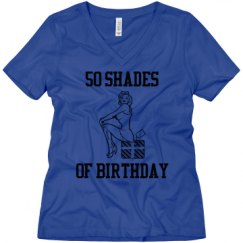 Ladies Relaxed Fit V-Neck Tee