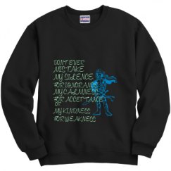 Unisex Film and Foil Crewneck Sweatshirt