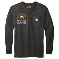 Unisex Carhartt Long Sleeve Henley Tee 