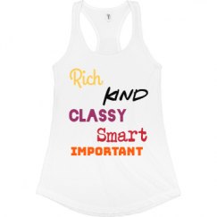 Ladies Slim Fit Racerback Tank Top