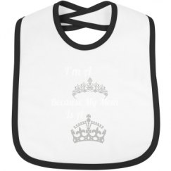 Infant Contrast Trim Bib