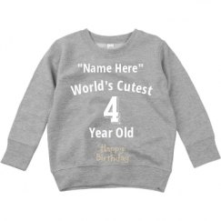 Toddler Crewneck Basic Promo Sweatshirt