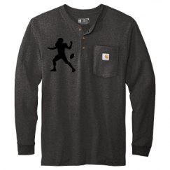 Unisex Carhartt Long Sleeve Henley Tee 