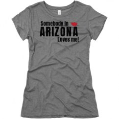 Ladies Slim Fit Super Soft Triblend Tee