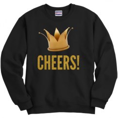 Unisex Film and Foil Crewneck Sweatshirt