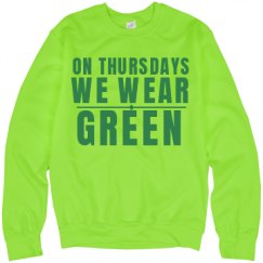 Unisex Neon Crewneck Sweatshirt