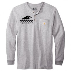 Unisex Carhartt Long Sleeve Henley Tee 