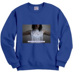 Unisex Film and Foil Crewneck Sweatshirt