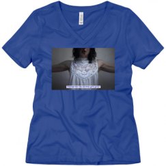 Ladies Relaxed Fit V-Neck Tee