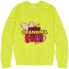 Unisex Neon Crewneck Sweatshirt