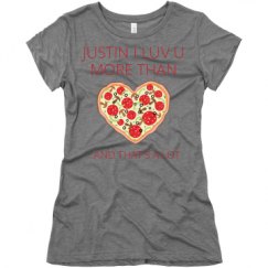 Ladies Slim Fit Super Soft Triblend Tee