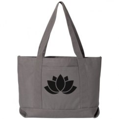 Seaside Cotton Canvas Pigment-Dyed Boat Tote Bag