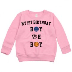 Toddler Crewneck Basic Promo Sweatshirt