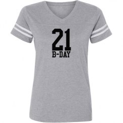 Ladies Relaxed Fit Vintage Sports Tee