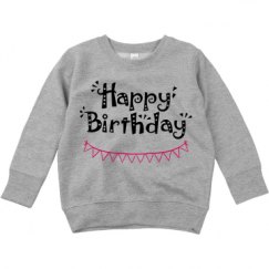 Toddler Crewneck Basic Promo Sweatshirt