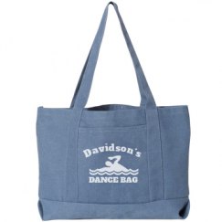 Seaside Cotton Canvas Pigment-Dyed Boat Tote Bag