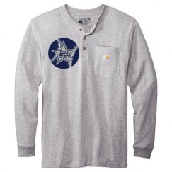 Unisex Carhartt Long Sleeve Henley Tee 