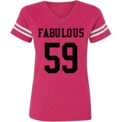 Ladies Relaxed Fit Vintage Sports Tee