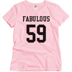 Ladies Semi-Fitted Relaxed Fit Basic Tee