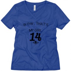 Ladies Relaxed Fit V-Neck Tee