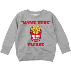 Toddler Crewneck Basic Promo Sweatshirt