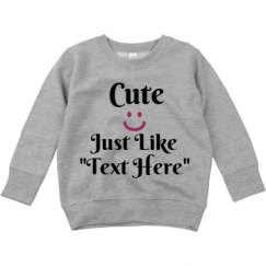 Toddler Crewneck Basic Promo Sweatshirt