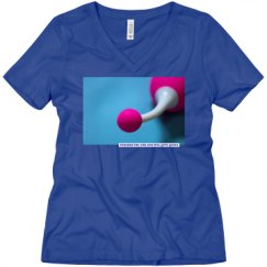 Ladies Relaxed Fit V-Neck Tee