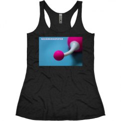 Ladies Slim Fit Super Soft Racerback Triblend Tank