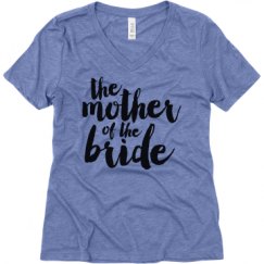 Ladies Relaxed Fit Super Soft Triblend V-Neck Tee