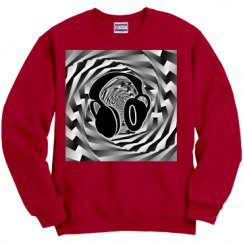 Unisex Film and Foil Crewneck Sweatshirt