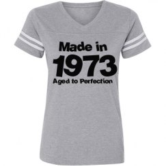 Ladies Relaxed Fit Vintage Sports Tee