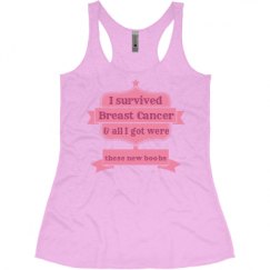 Ladies Slim Fit Super Soft Racerback Triblend Tank