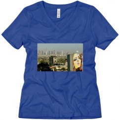 Ladies Relaxed Fit V-Neck Tee