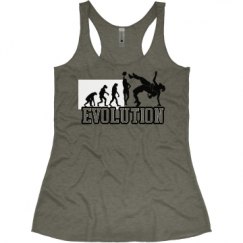 Ladies Slim Fit Super Soft Racerback Triblend Tank